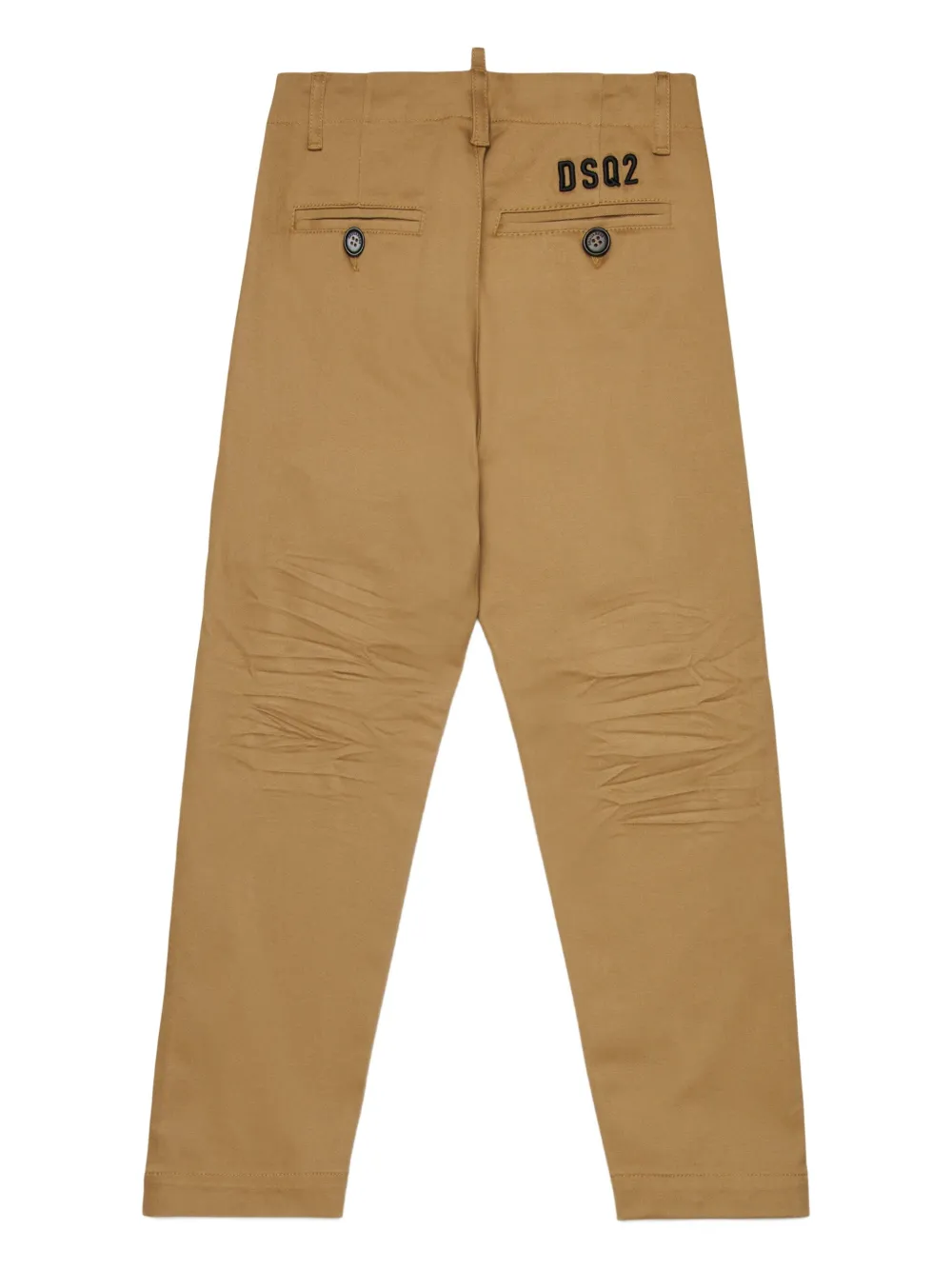 DSQUARED2 KIDS Broek met geborduurd logo Beige