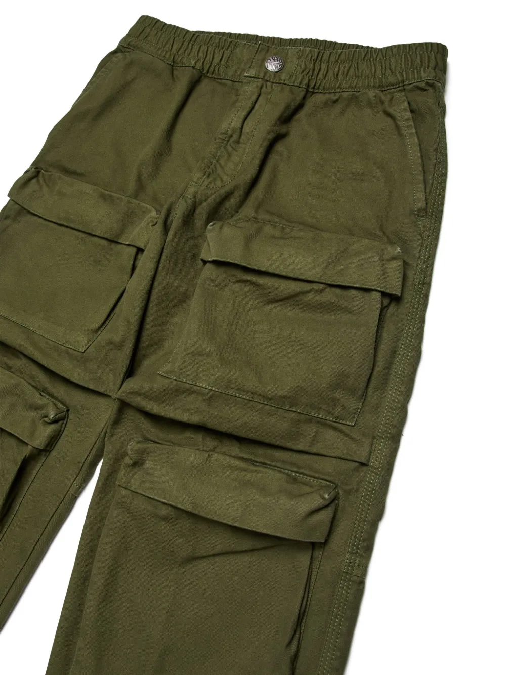 Diesel Kids Katoenen broek Groen