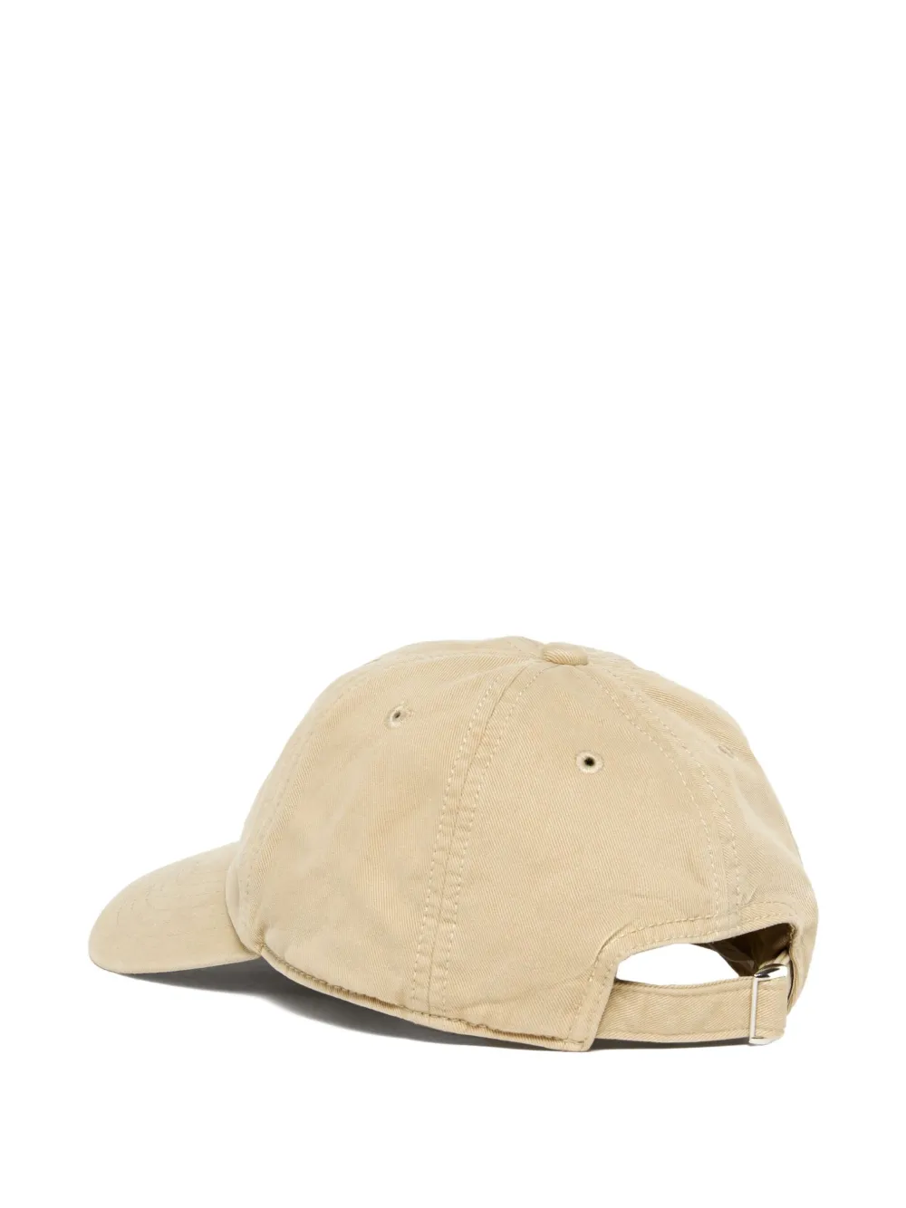 MM6 Maison Margiela Kids Numbers embroidered cap - Beige