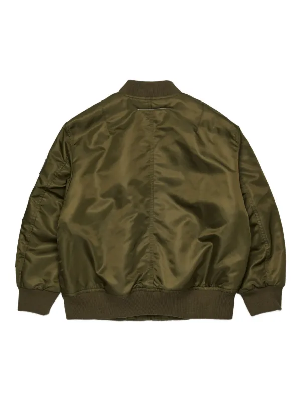 MM6 Maison Margiela Kids ロゴ ボンバージャケット | グリーン