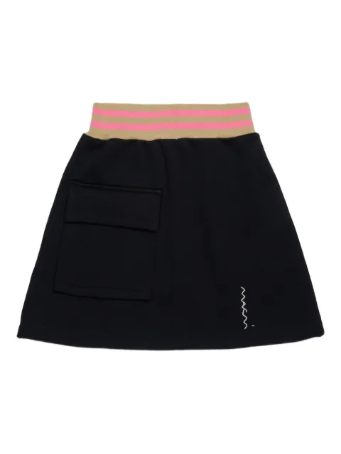 Marni Kids logo-embroidered skirt 