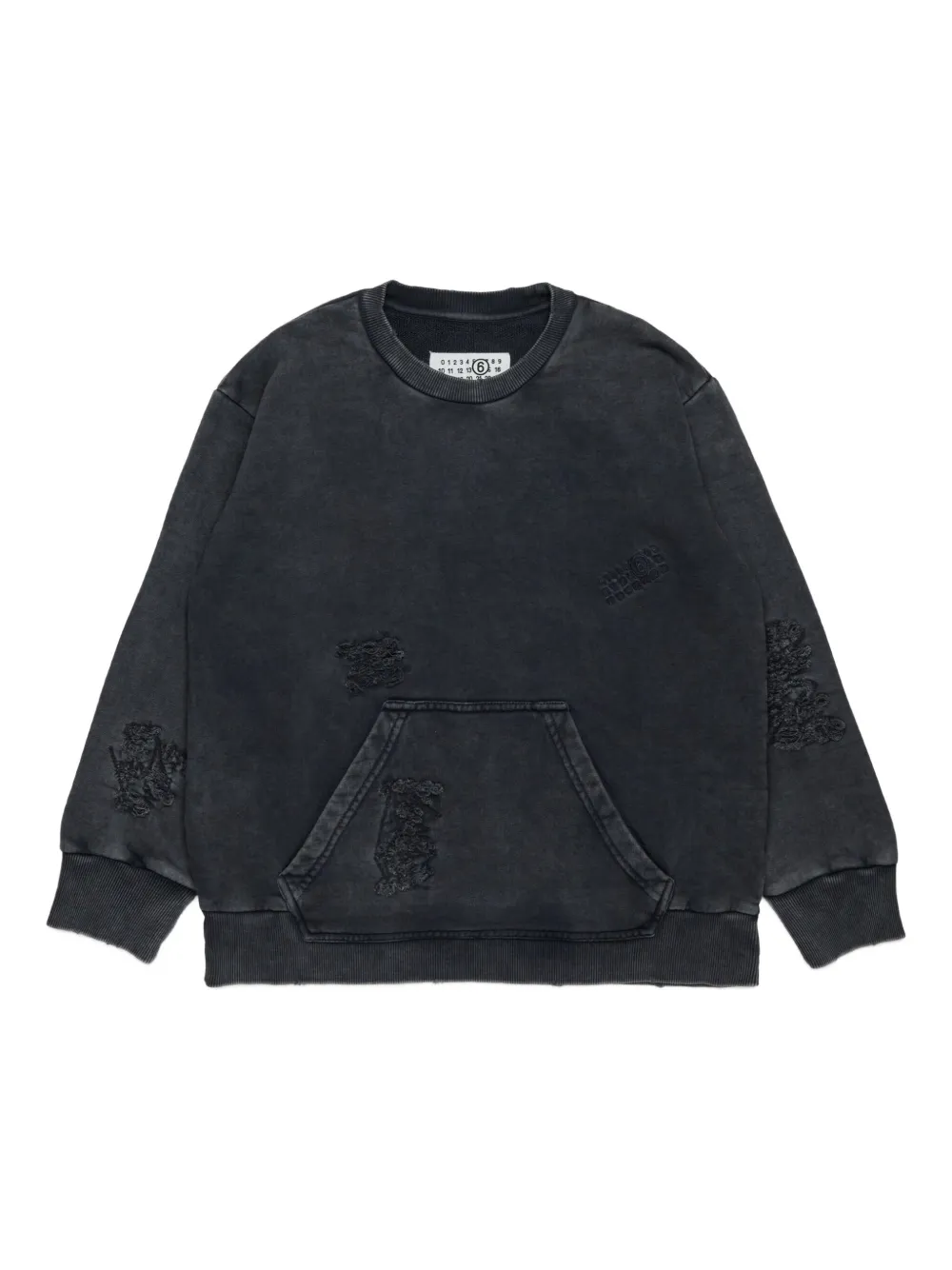 MM6 Maison Margiela Kids Sweater van katoen Zwart