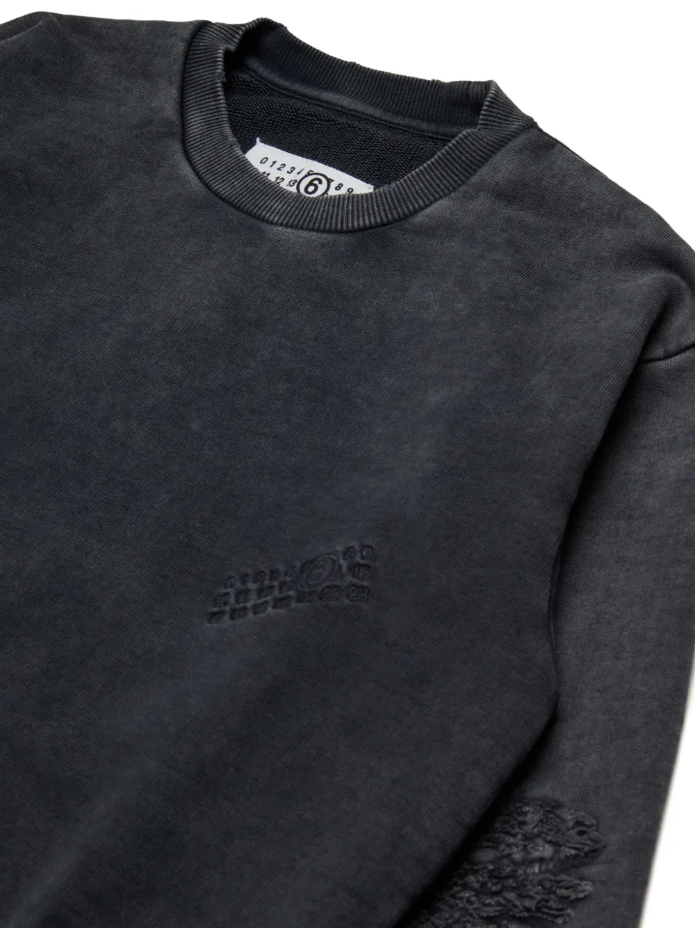 MM6 Maison Margiela Kids Sweater van katoen Zwart