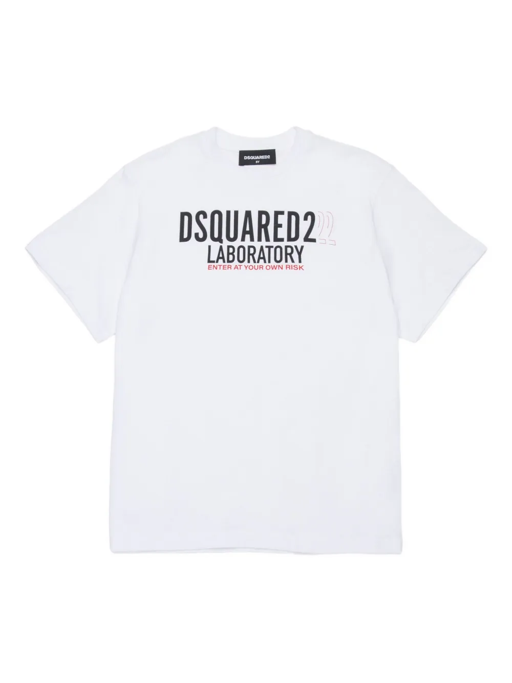 DSQUARED2 KIDS Katoenen T-shirt Wit