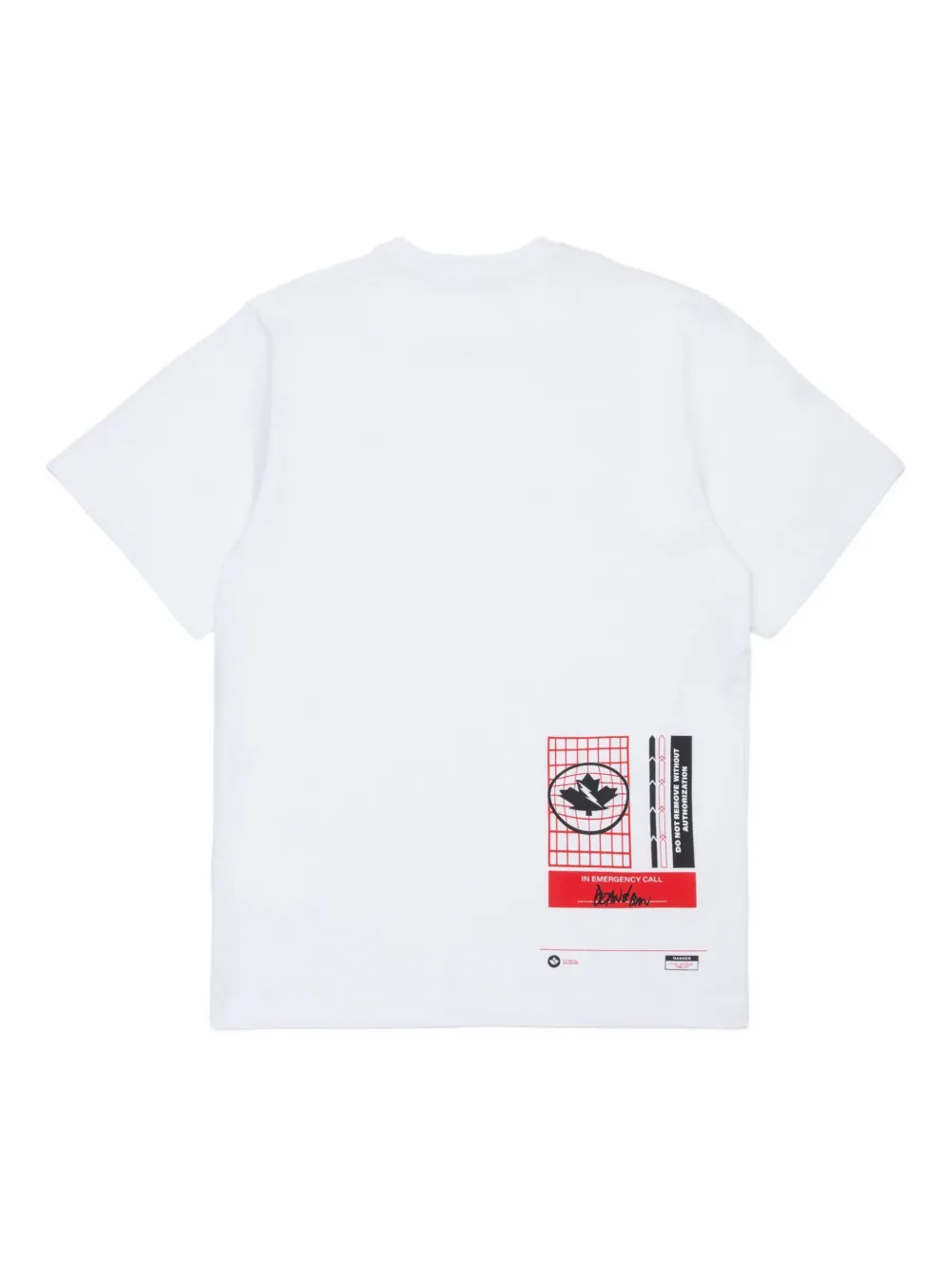 DSQUARED2 KIDS Katoenen T-shirt Wit