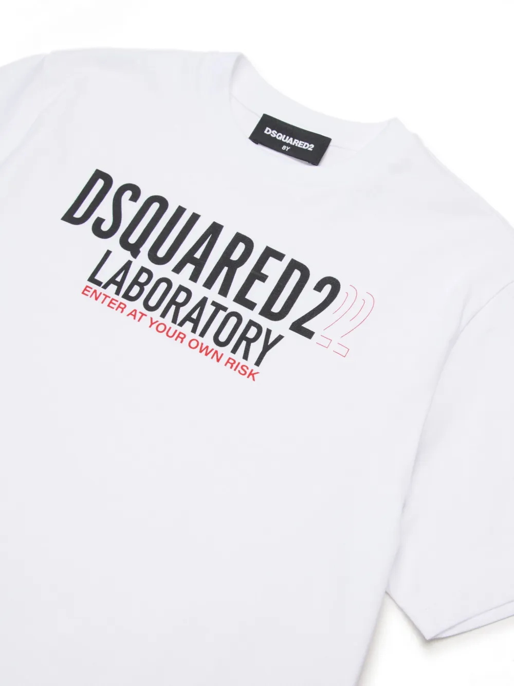 DSQUARED2 KIDS Katoenen T-shirt Wit