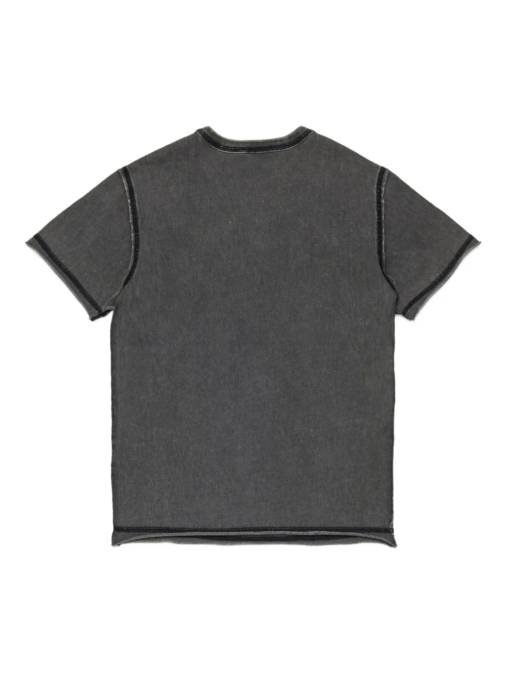 Diesel Kids T-shirt met geborduurd logo Zwart