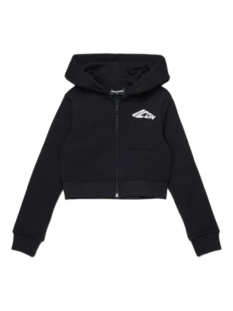 DSQUARED2 KIDS zip-up hoodie