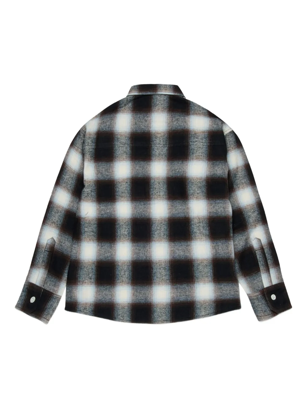 DSQUARED2 KIDS Geruit shirt Zwart
