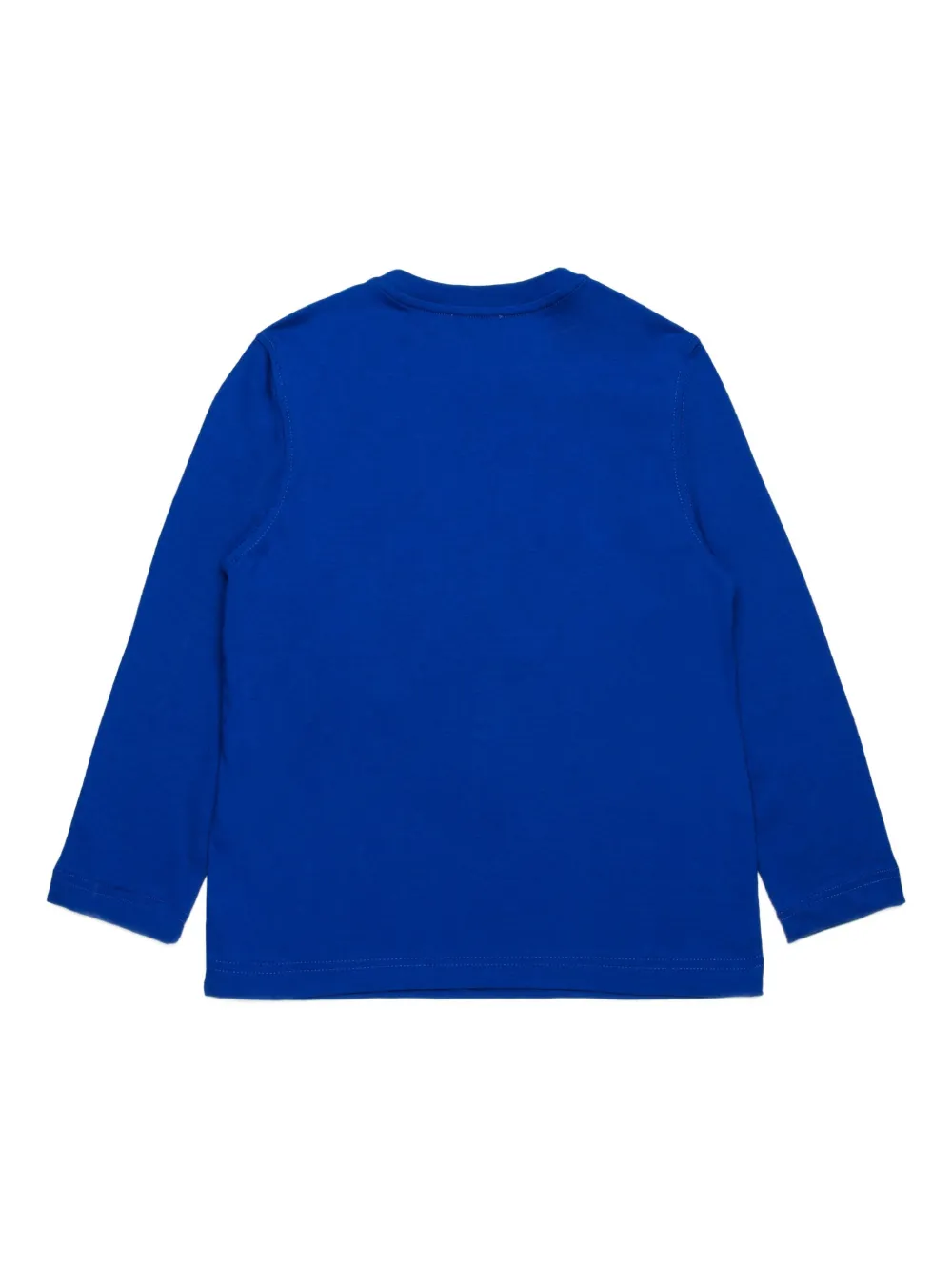 Diesel Kids T-shirt met logoprint Blauw