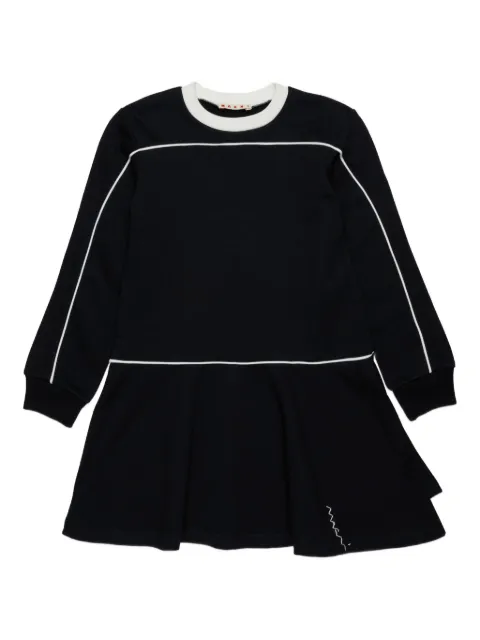 Marni Kids Abito con logo ricamato