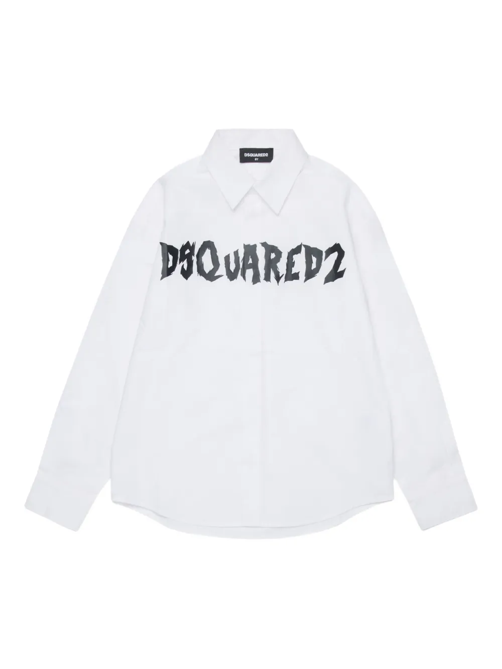 DSQUARED2 KIDS Katoenen shirt Wit