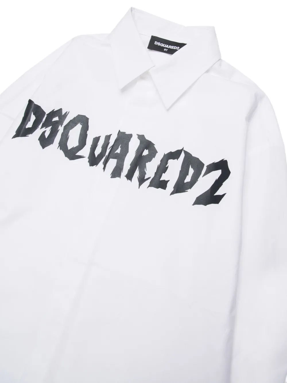DSQUARED2 KIDS Katoenen shirt Wit