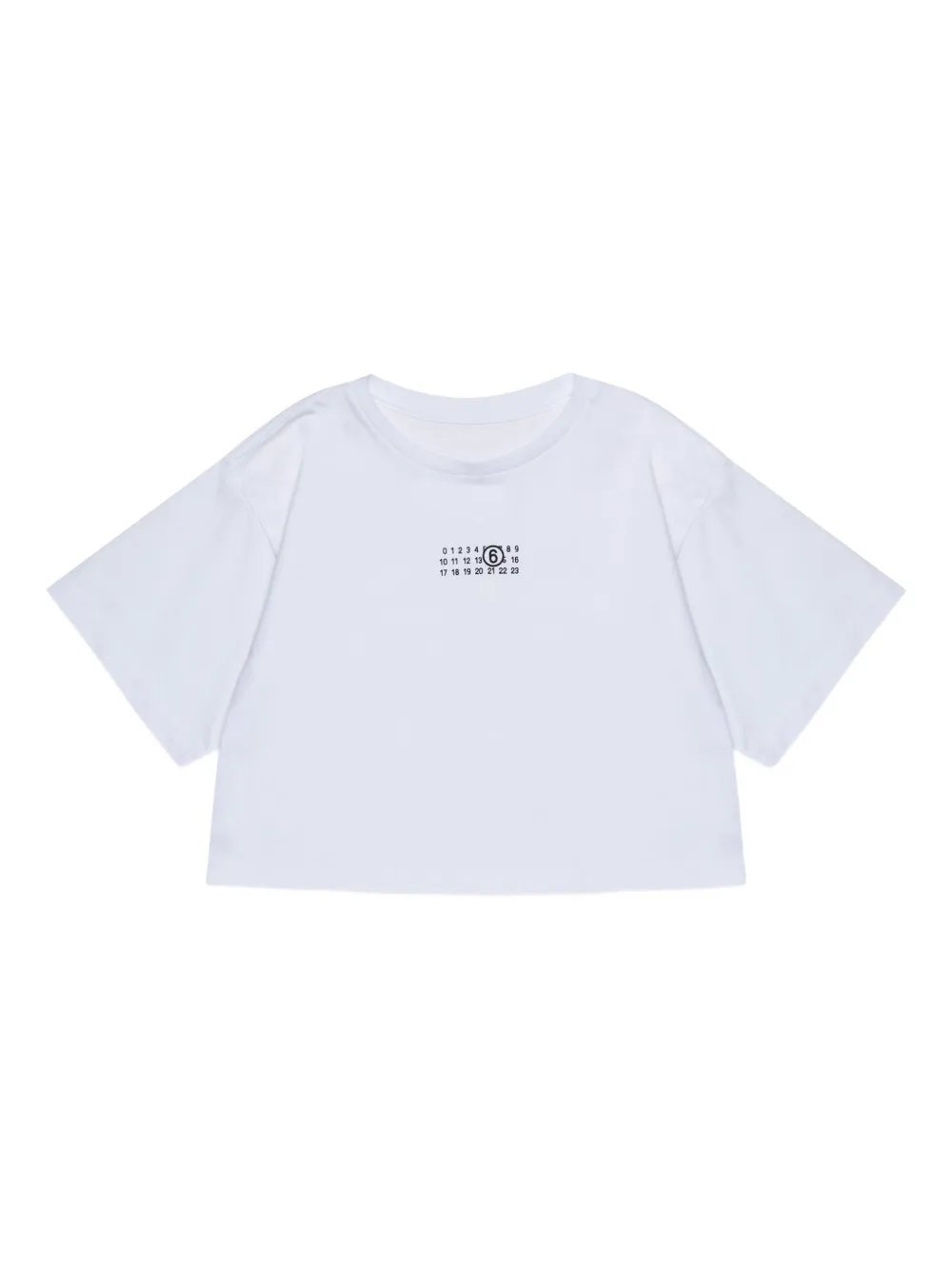 MM6 Maison Margiela Kids コットン Tシャツ - ホワイト MM6 Maison Margiela Kids コットン Tシャツ - ホワイト