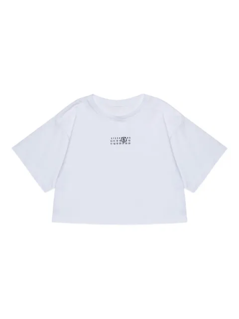 MM6 Maison Margiela Kids playera de algodón