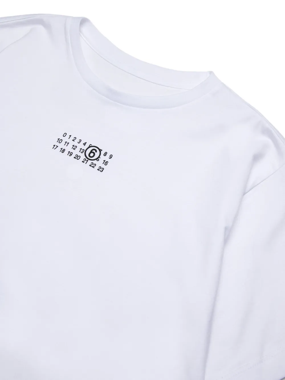 MM6 Maison Margiela Kids Katoenen T-shirt Wit