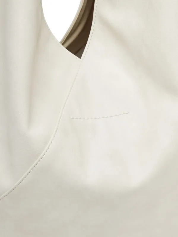 MM6 Maison Margiela Japanese Triangular Tote Bag | White | FARFETCH