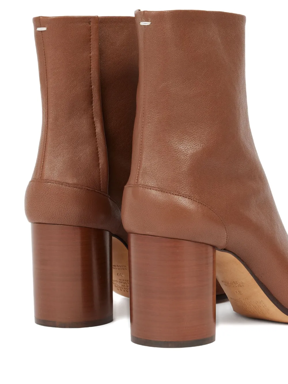 Maison Margiela 80 mm Tabi enkellaarzen Bruin