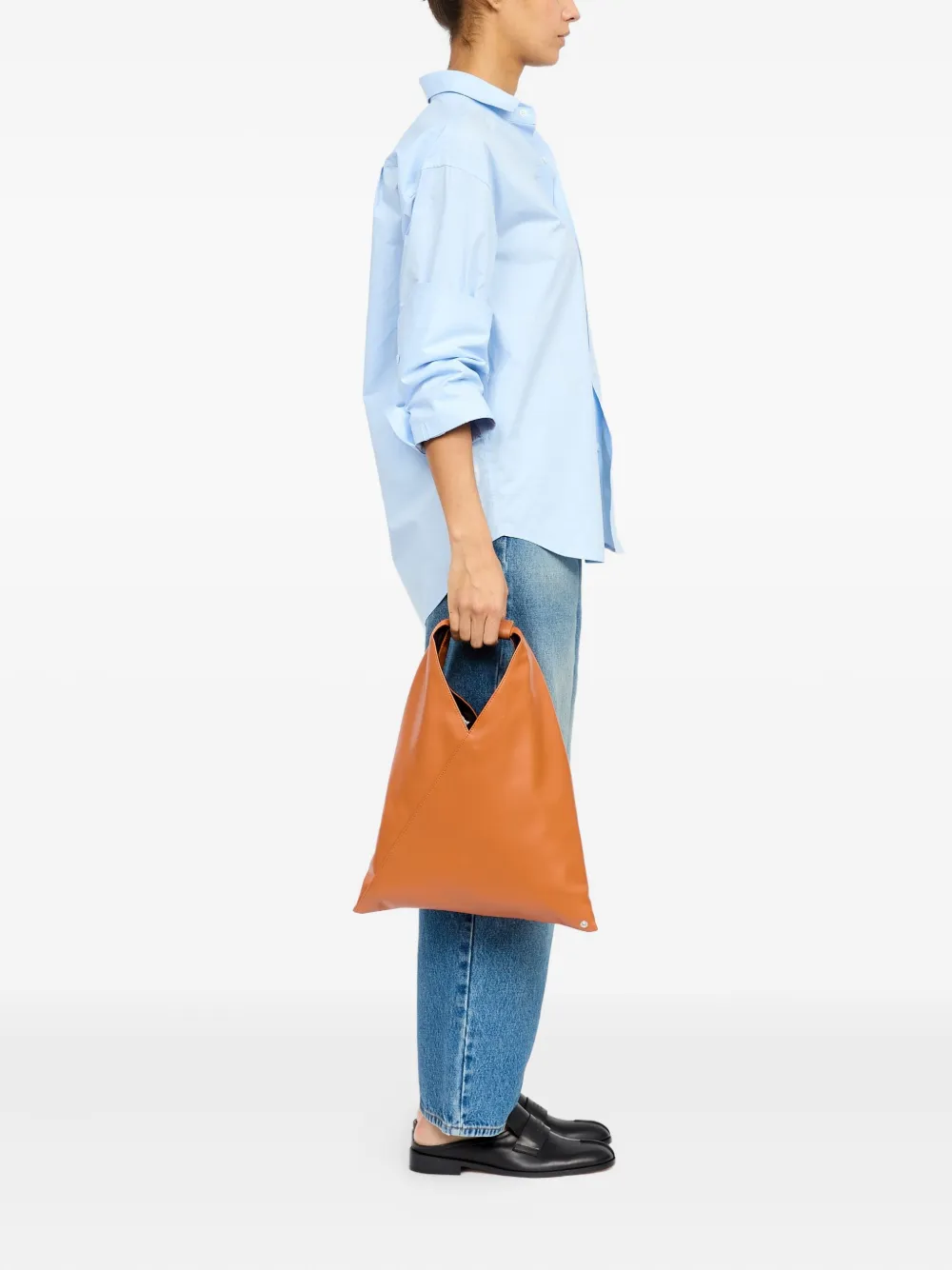 MM6 Maison Margiela Japanese kleine shopper Oranje