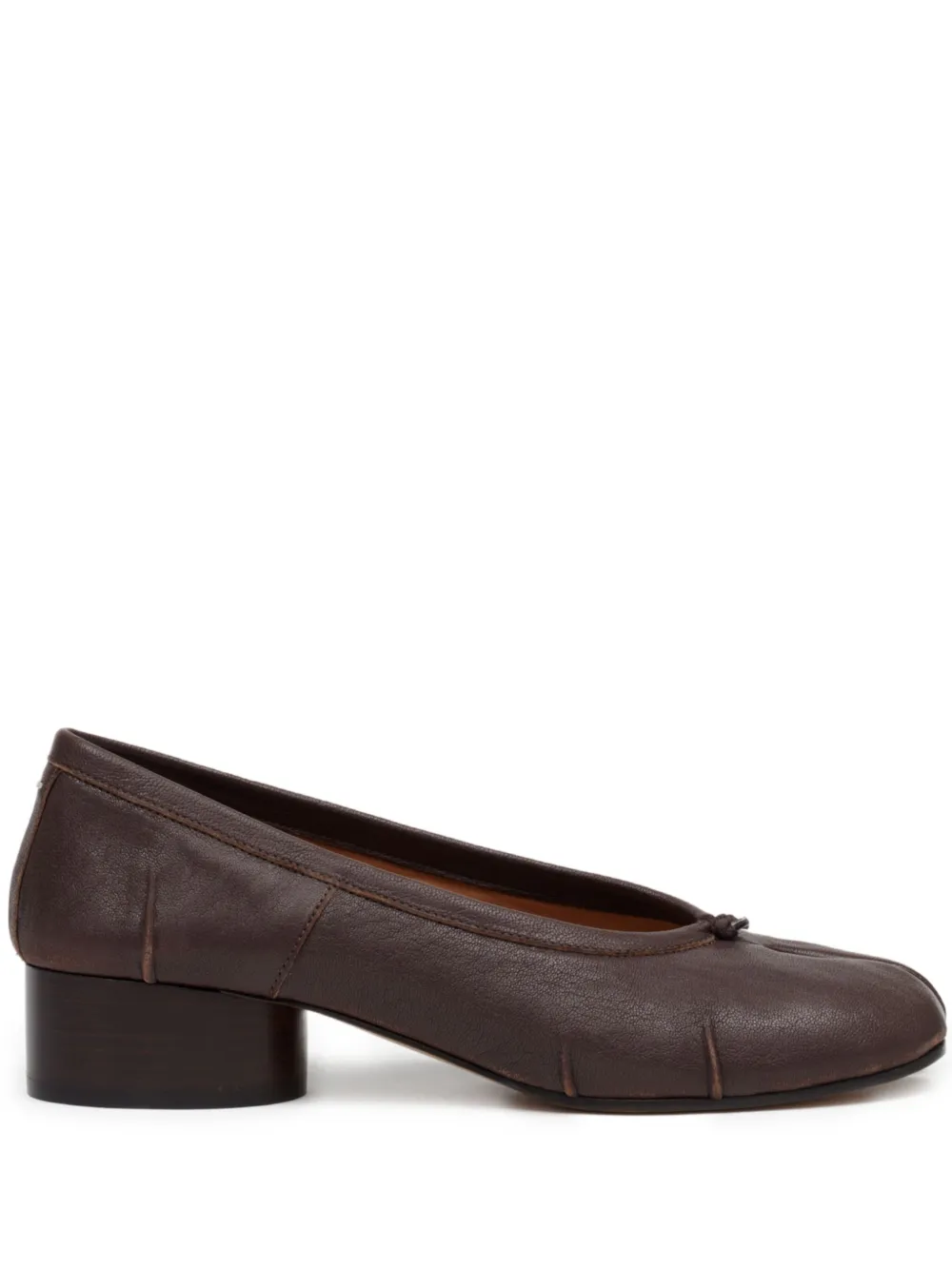 Maison Margiela 30mm Tabi pumps Brown