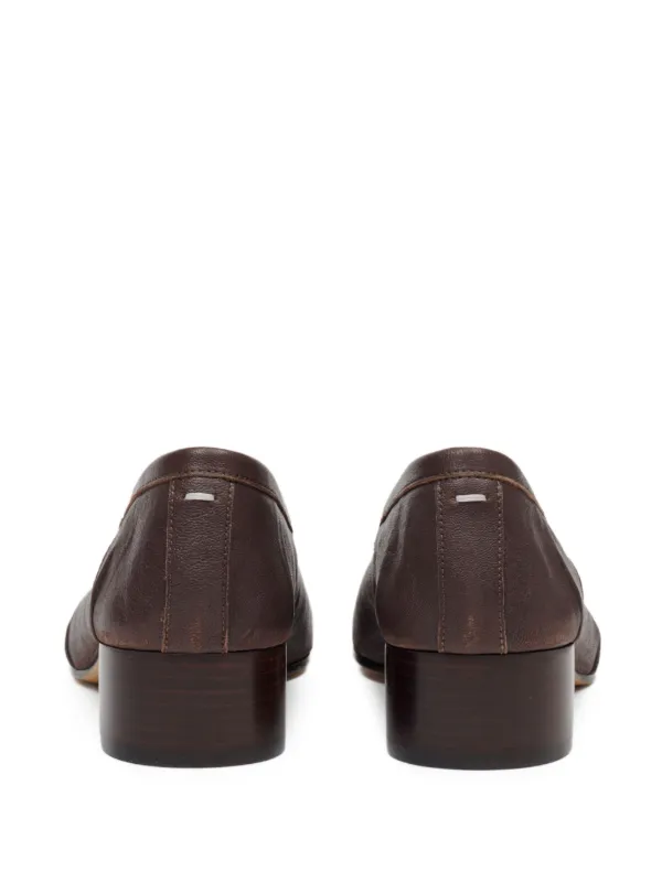 Maison Margiela 30mm Tabi Pumps | Brown | FARFETCH