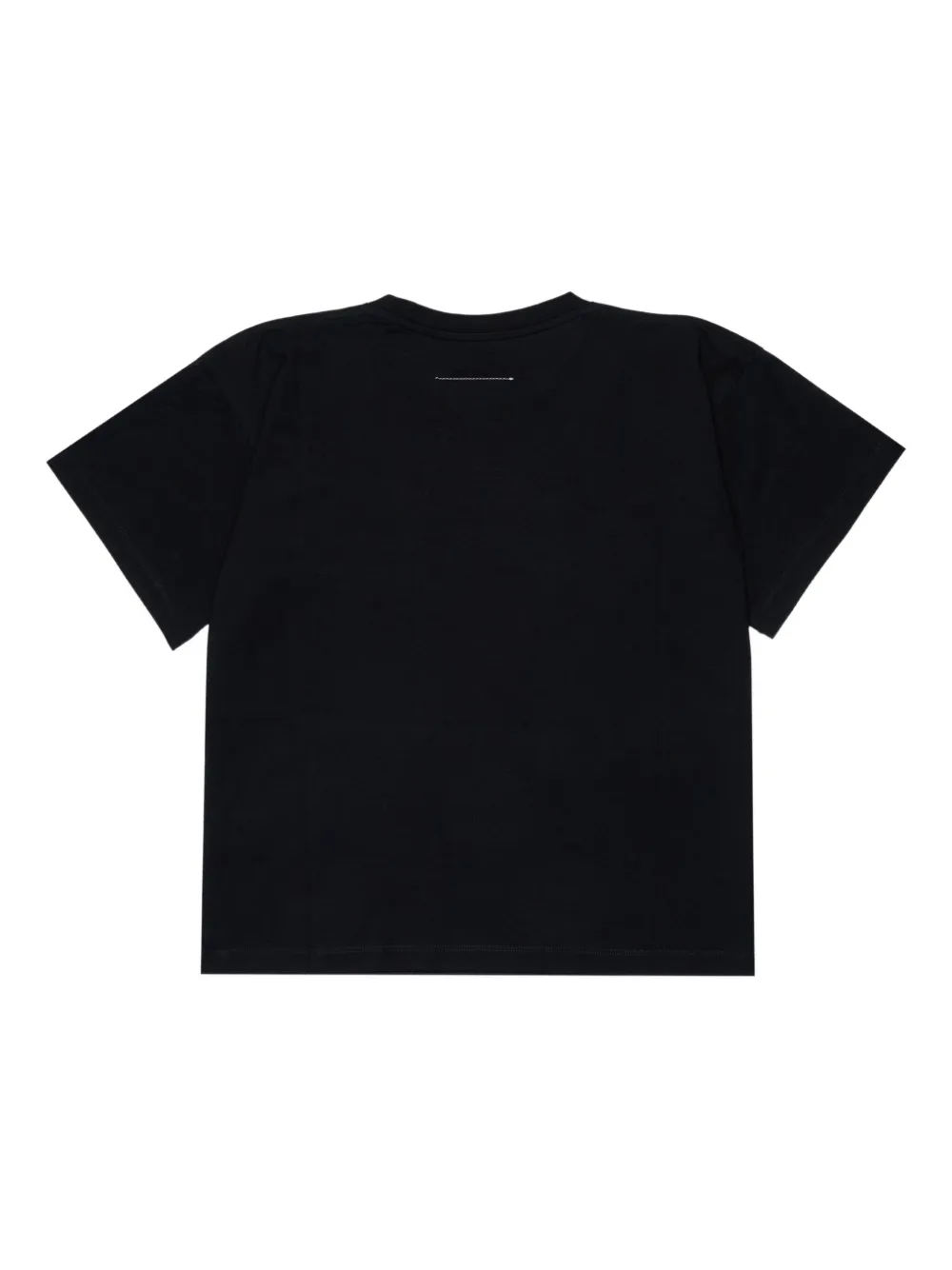 MM6 Maison Margiela Kids Numbers-motif T-shirt Zwart