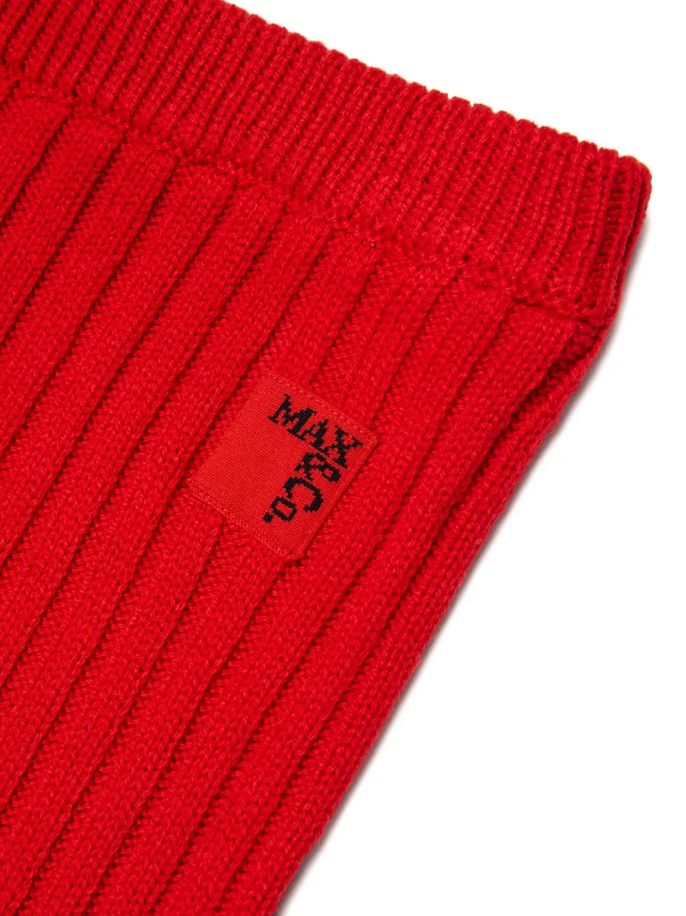 MAX&Co. Kids Broek met wijde pijpen Rood