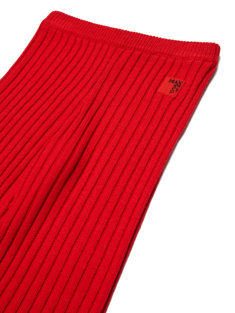 MAX&Co. Kids Broek met wijde pijpen Rood