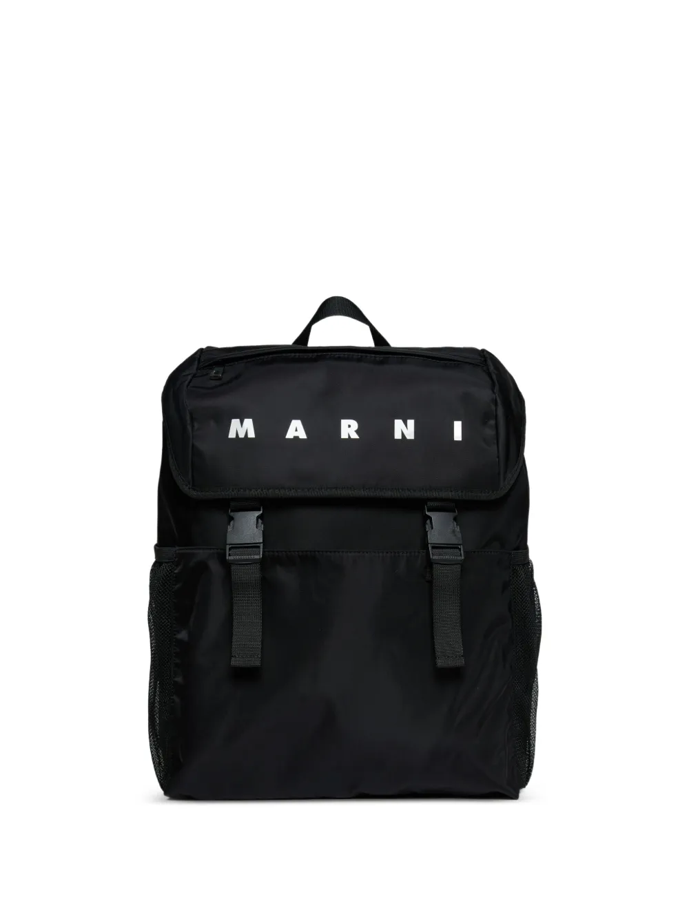 Marni Kids Rugzak met logoprint Zwart