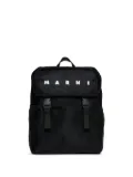 Marni Kids logo-print backpack - Black