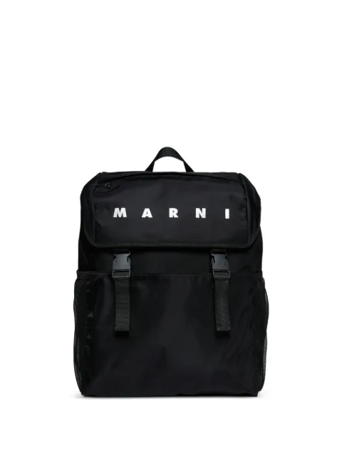 Marni Kids logo-print backpack