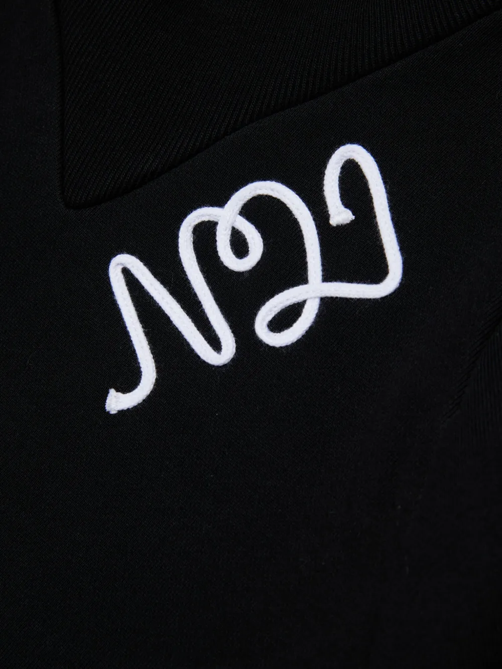 N°21 Abito Maxi Felpa Con Logo Corsivo