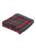 Saint Laurent checked scarf - Red