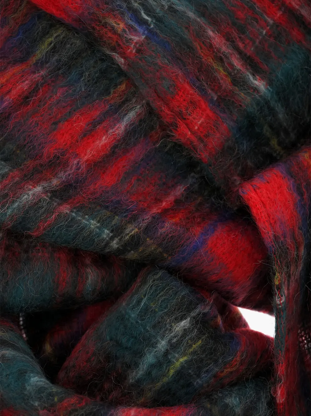 Saint Laurent Geruite sjaal Rood