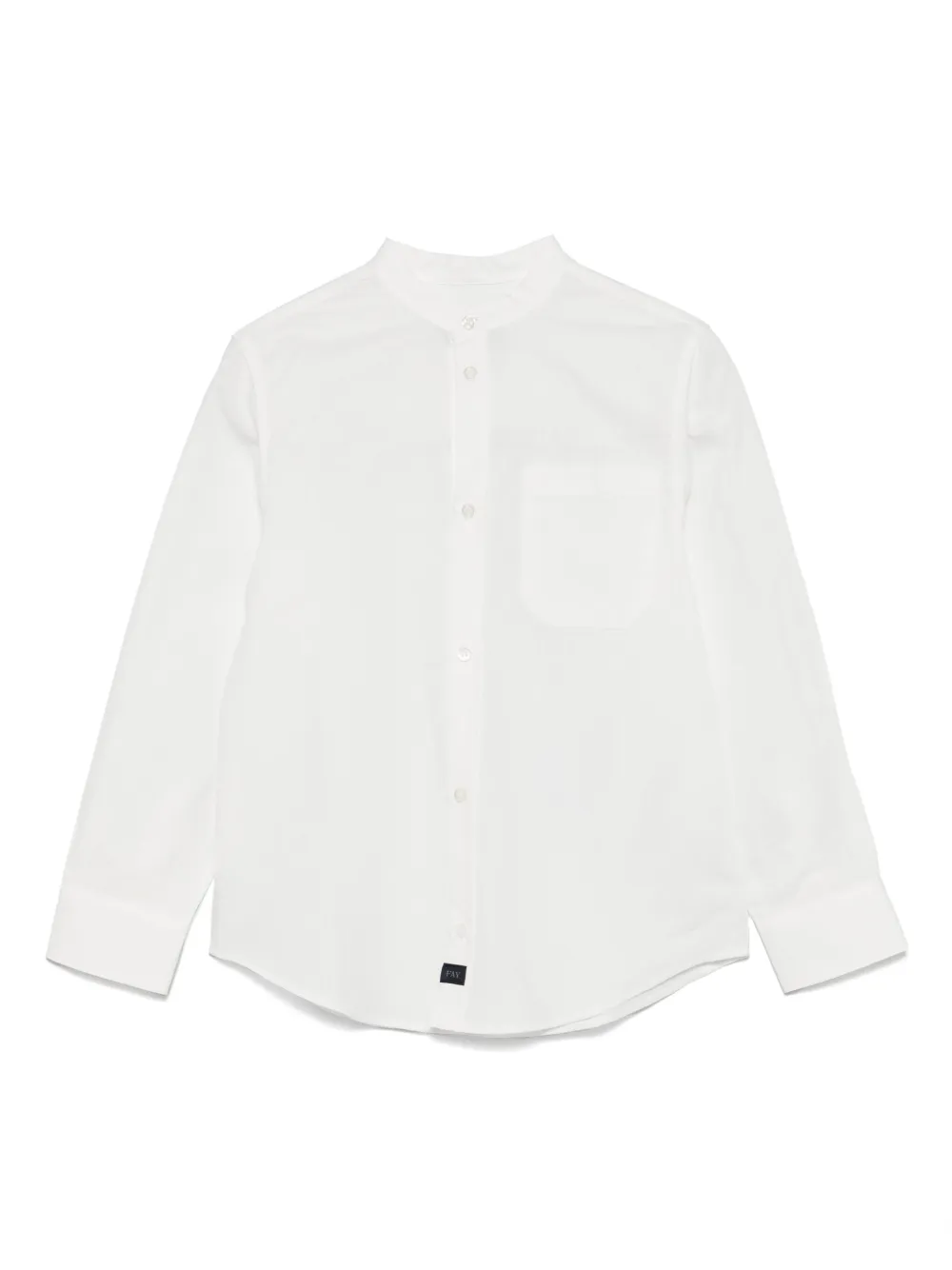 Fay Kids Linnen shirt Wit