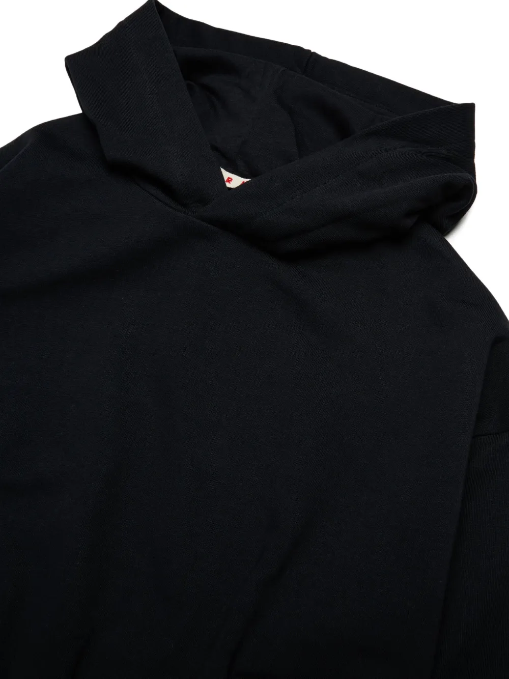 Marni Kids logo-detail hoodie Zwart