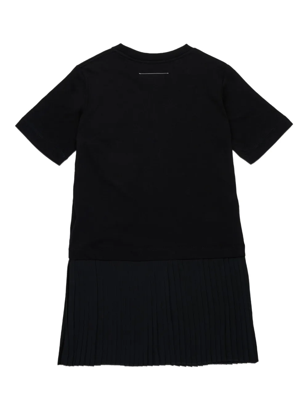 MM6 Maison Margiela Kids Katoenen jurk met Numbers-print Zwart