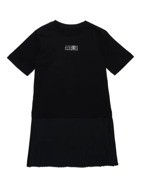 MM6 Maison Margiela Kids Numbers-print cotton dress