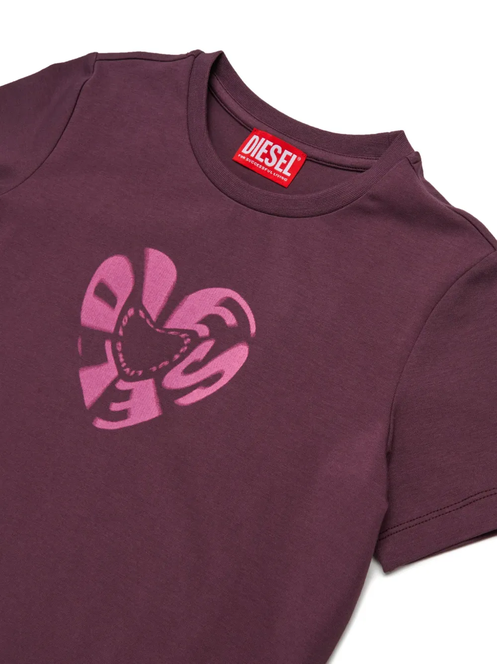 Diesel Kids Tiprid T-shirt Paars