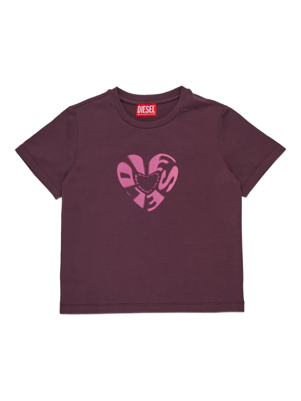 Diesel Kids Tiprid T-shirt Paars