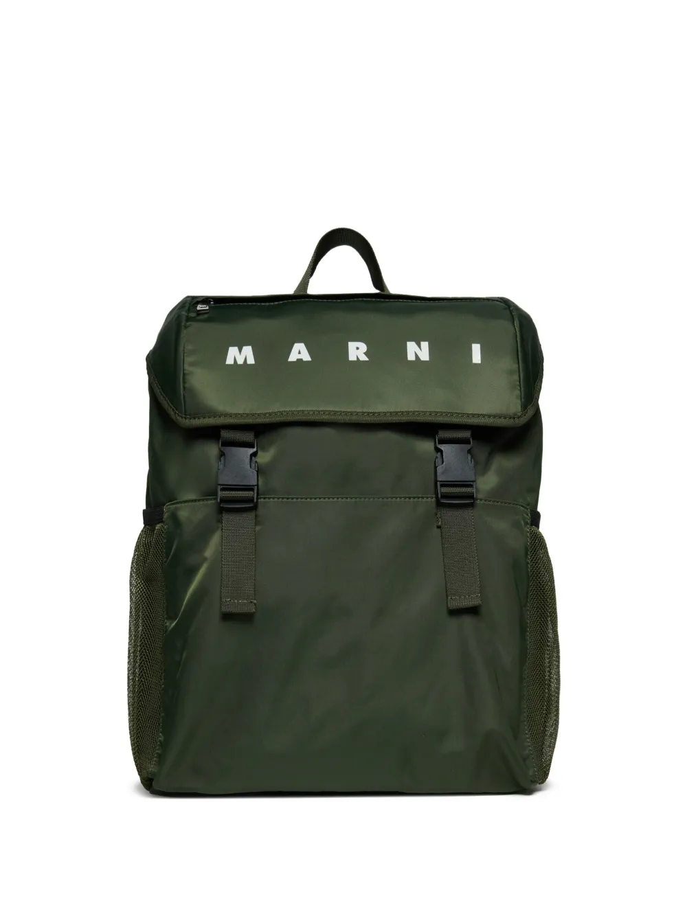 Marni Kids Rugzak met logoprint Groen
