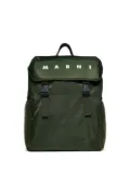 Marni Kids logo-print backpack - Green