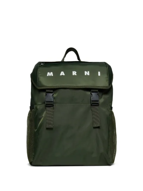 Marni Kids logo-print backpack