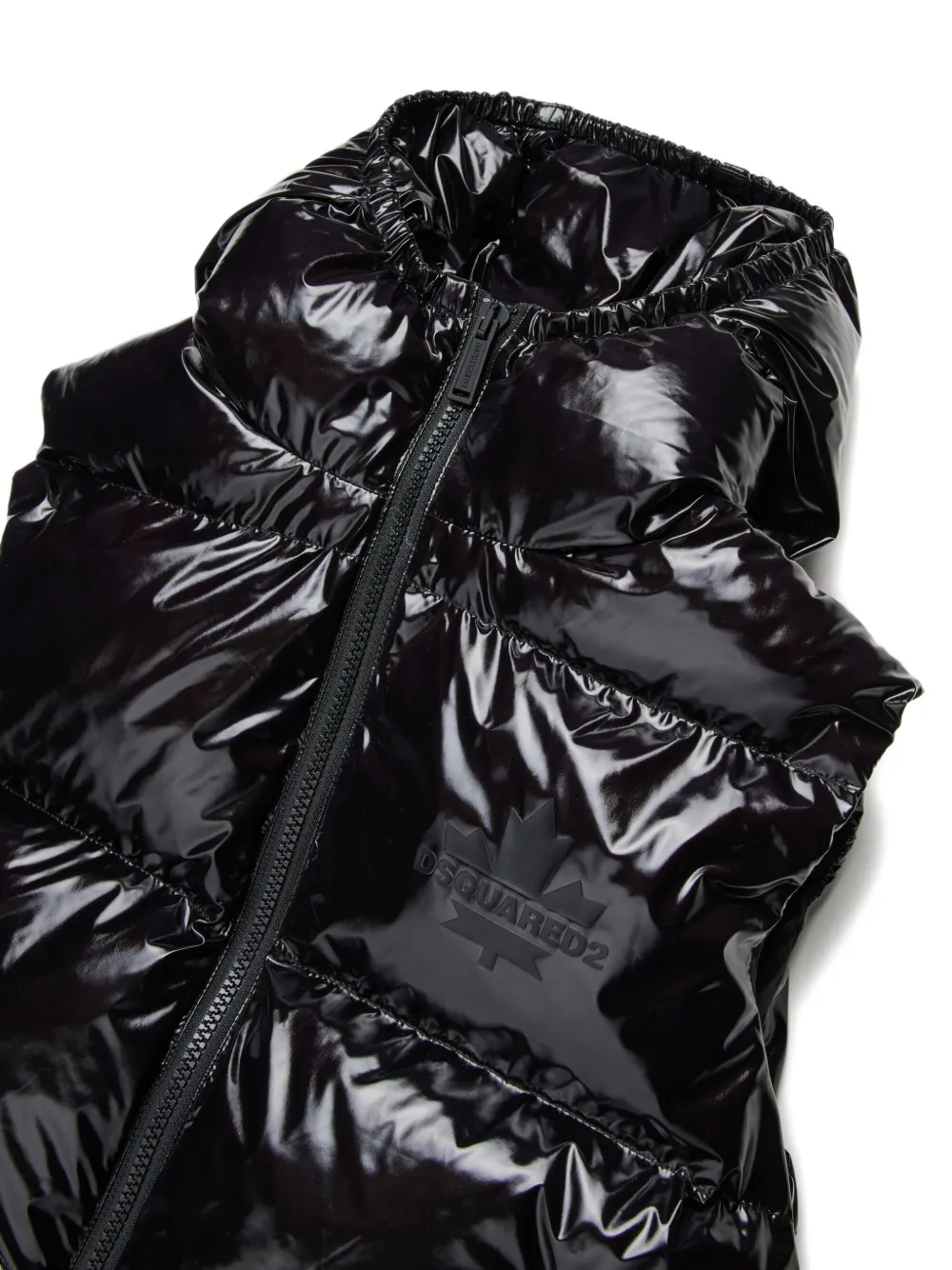 DSQUARED2 KIDS Bodywarmer met logoprint Zwart