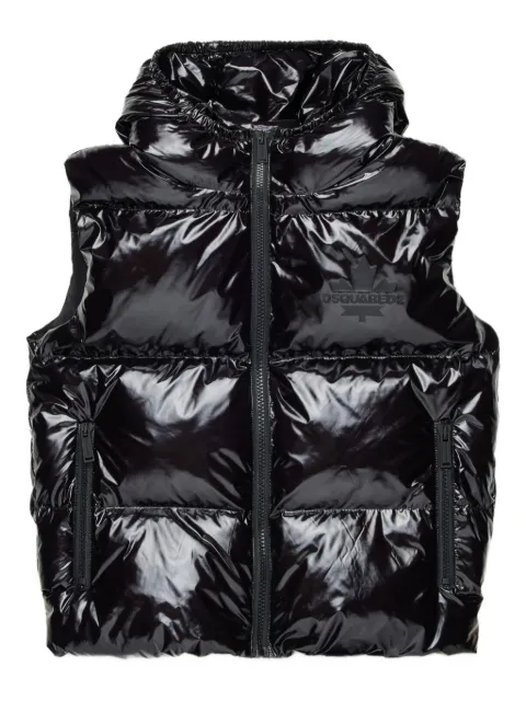 DSQUARED2 KIDS logo-print gilet 