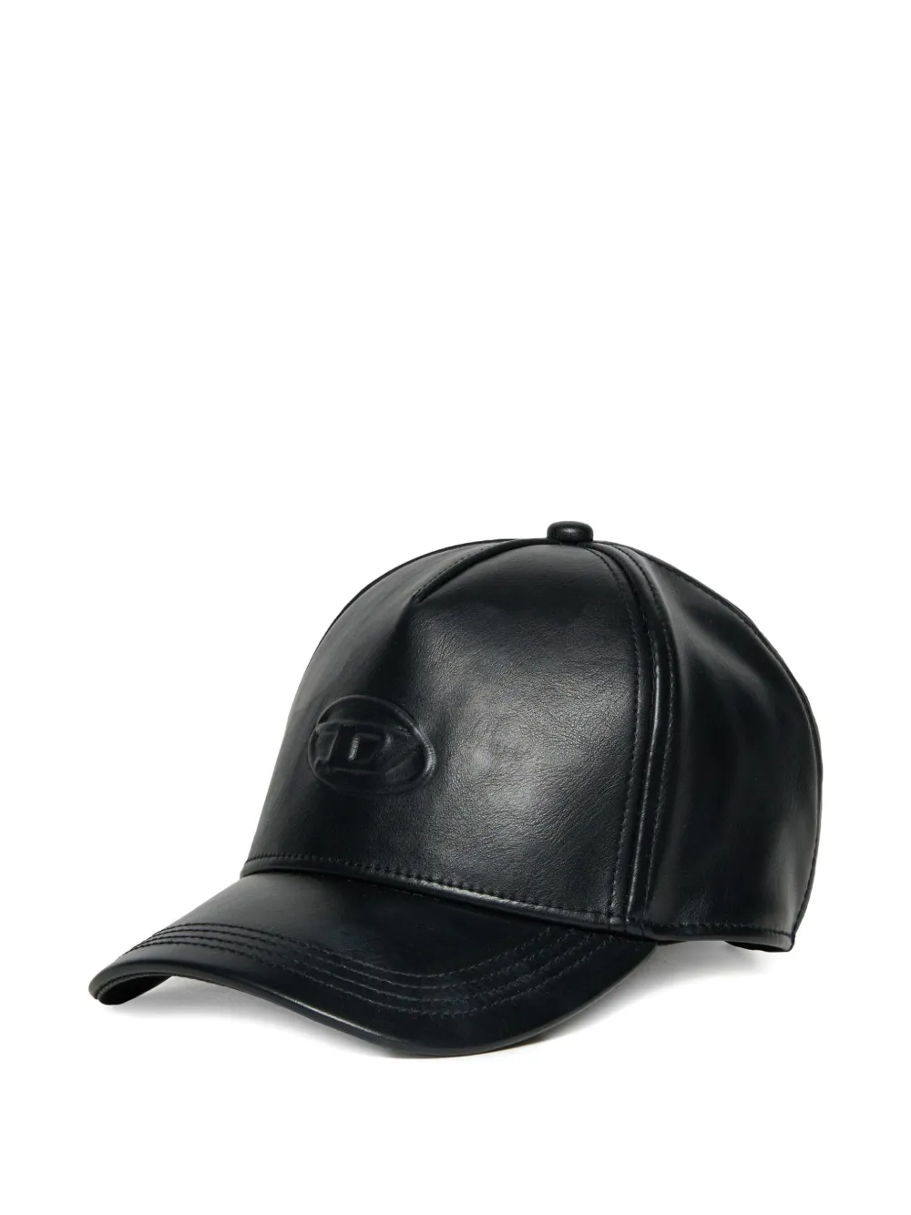 Diesel Kids Pet van imitatieleer Zwart