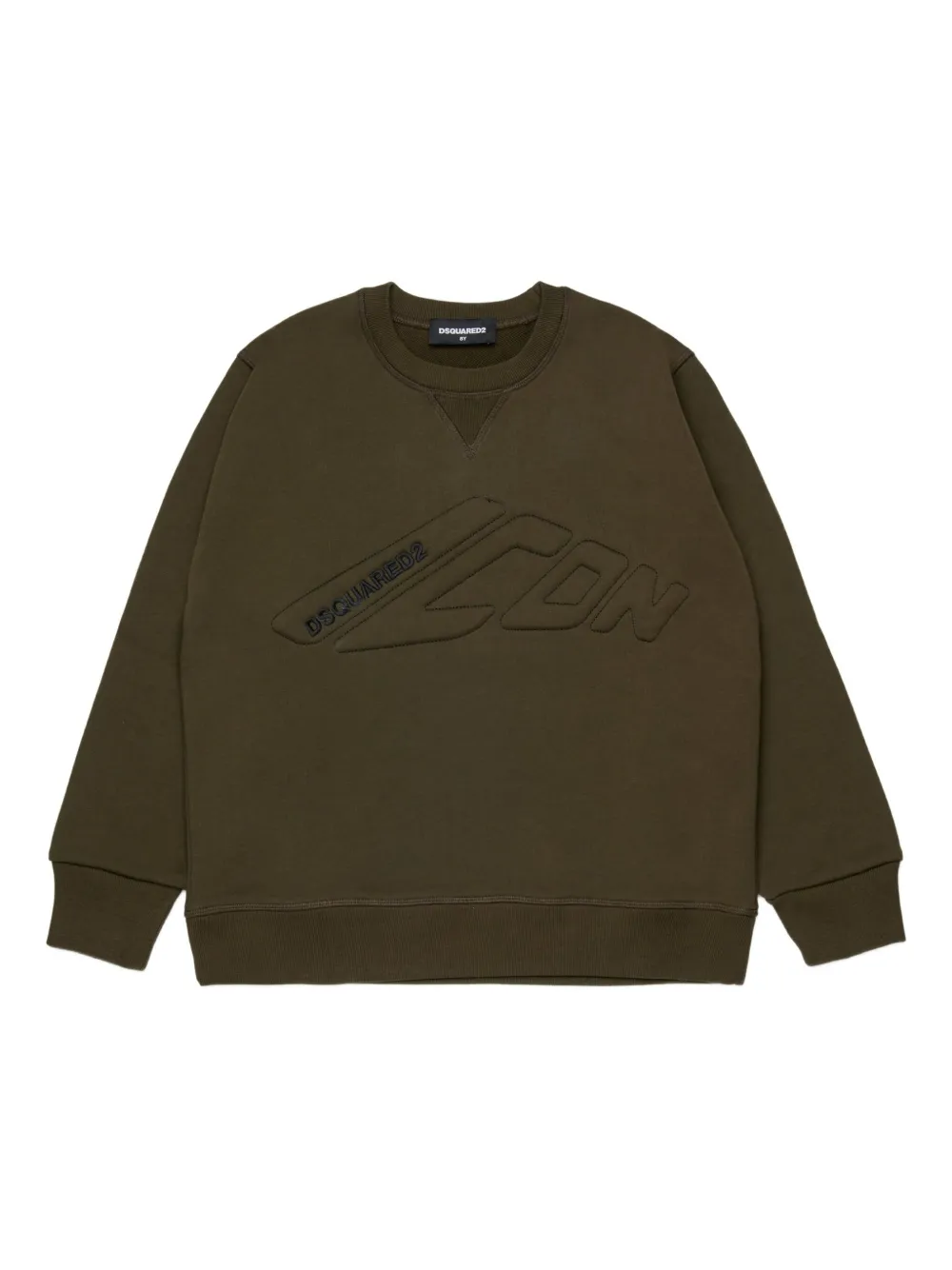 DSQUARED2 KIDS Sweater van katoen Groen
