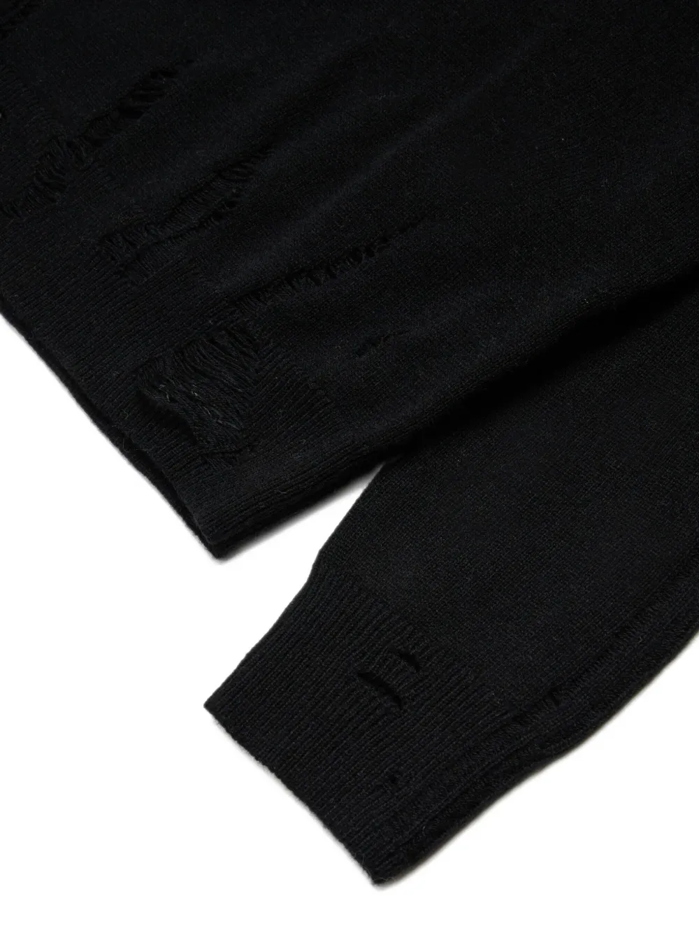 MM6 Maison Margiela Kids Wollen trui Zwart