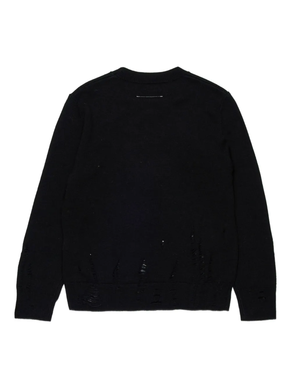 MM6 Maison Margiela Kids Wollen trui Zwart