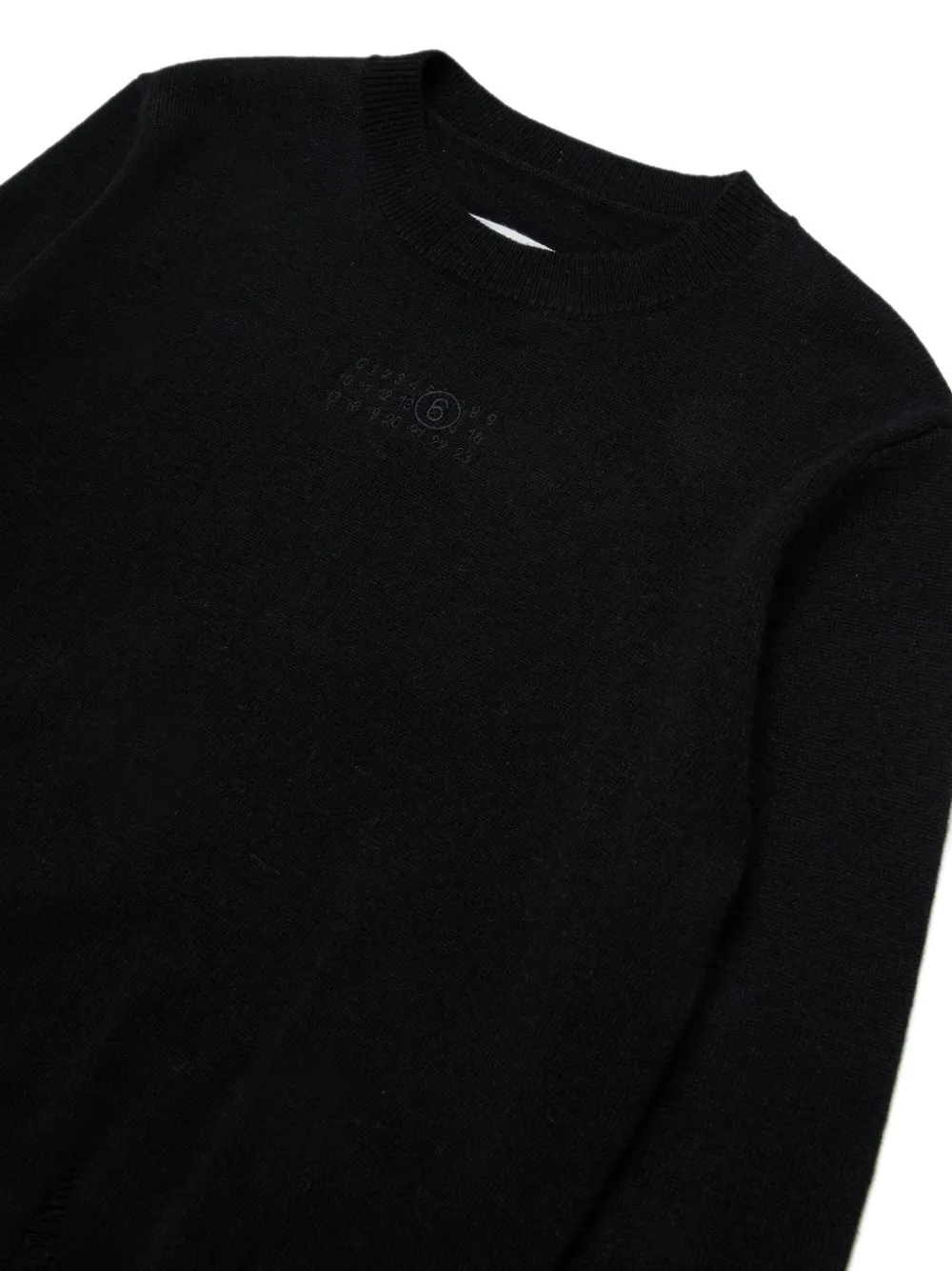 MM6 Maison Margiela Kids Wollen trui Zwart
